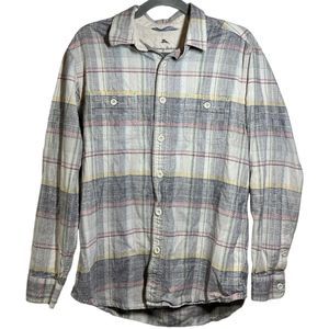 ** FINAL SALE** Tommy Bahama Men's Long Sleeve Plaid Shirt Size M